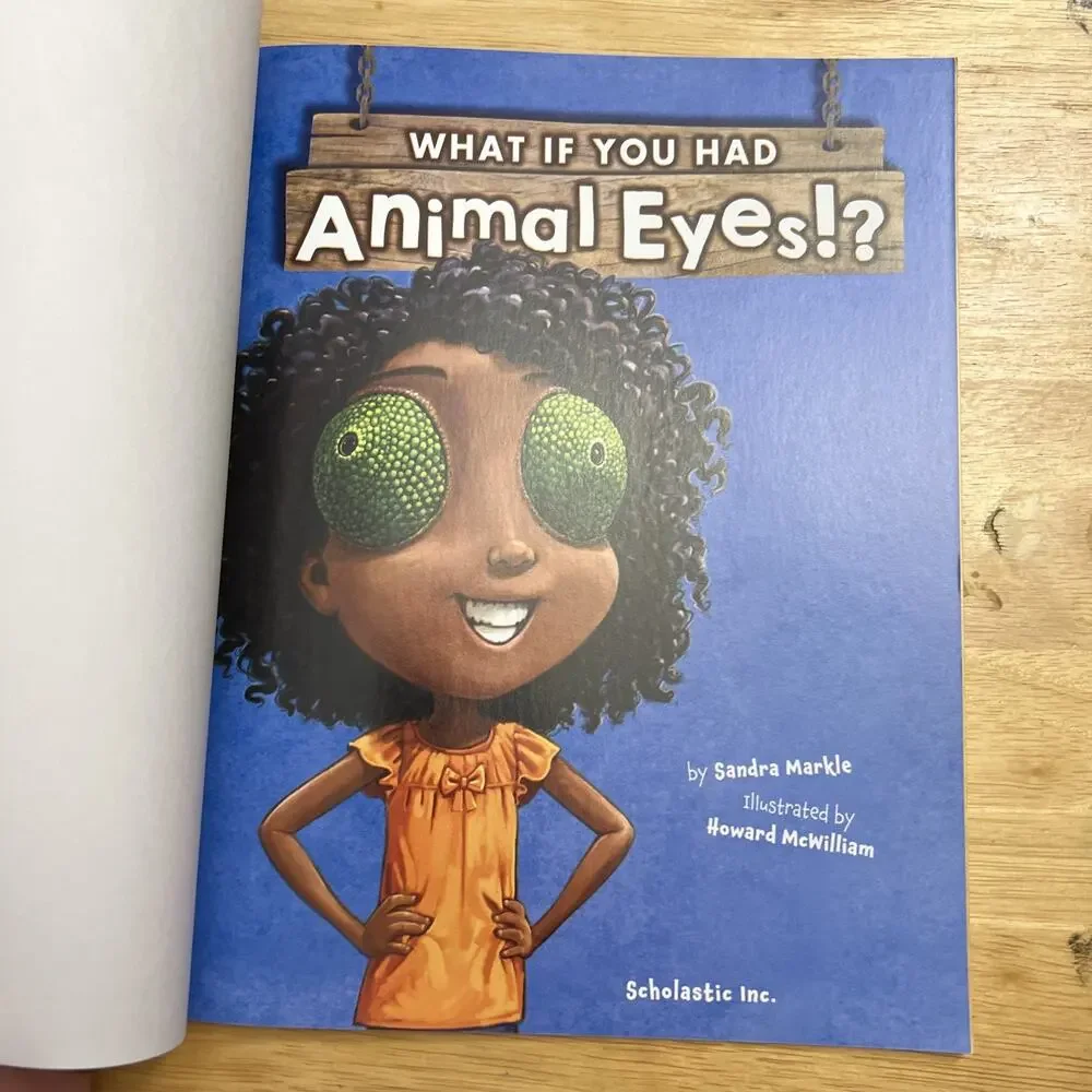 What If You Had Animal Eyes Sandra Markle Paperback Book Educational 2017